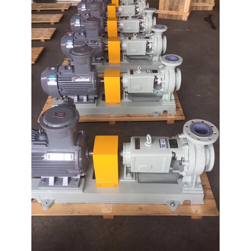 强酸强碱离心泵 IHF100-80-160衬氟化工离心泵 氟塑料合金离心泵