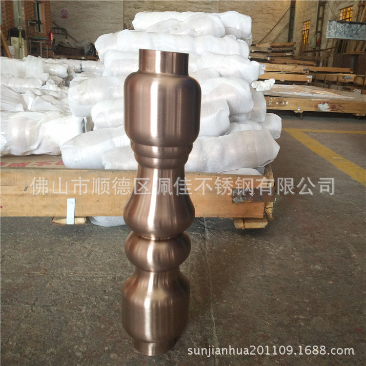 北京不锈钢管房商护栏加工 金属制品抛光拉丝 镀铜加工 表面处理