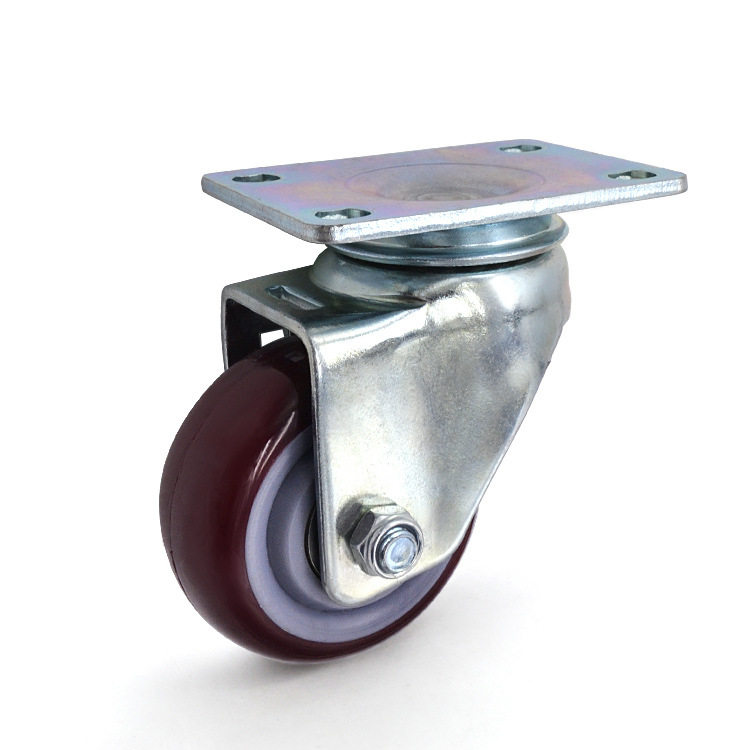 SK6-Z75108P工业脚轮3寸平底万向轮移动活动轮子高座超重型脚轮批
