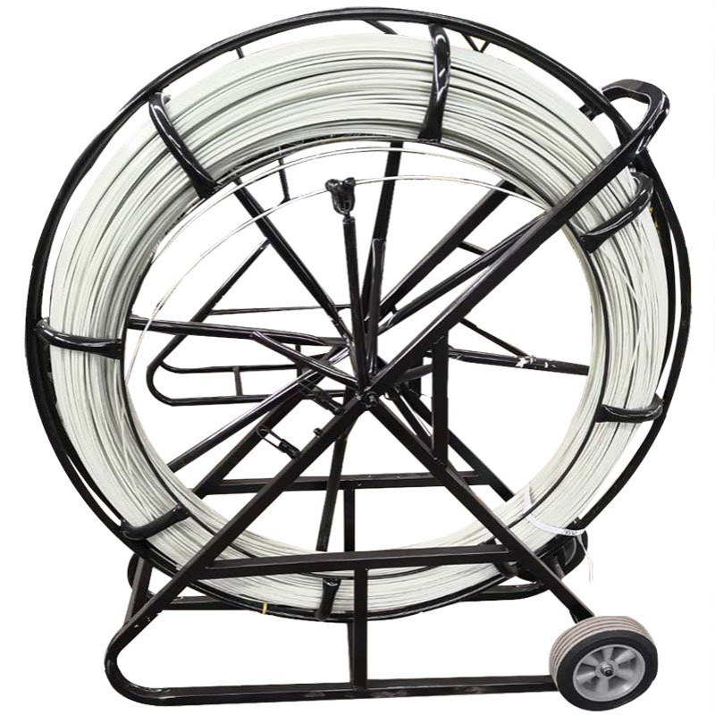 电工穿线工具 玻璃钢管道穿线器引线器通信穿管器11# 150米带架子