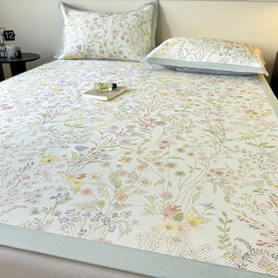 数码 200cm凉席两件套 印花冰藤席系列 120 冰藤醉 床席款 2025新款