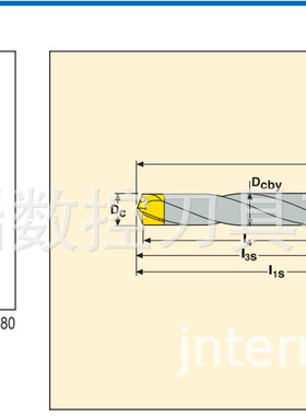 山高钻削SD105-18.00/18.99-95-20R7 U钻刀杆