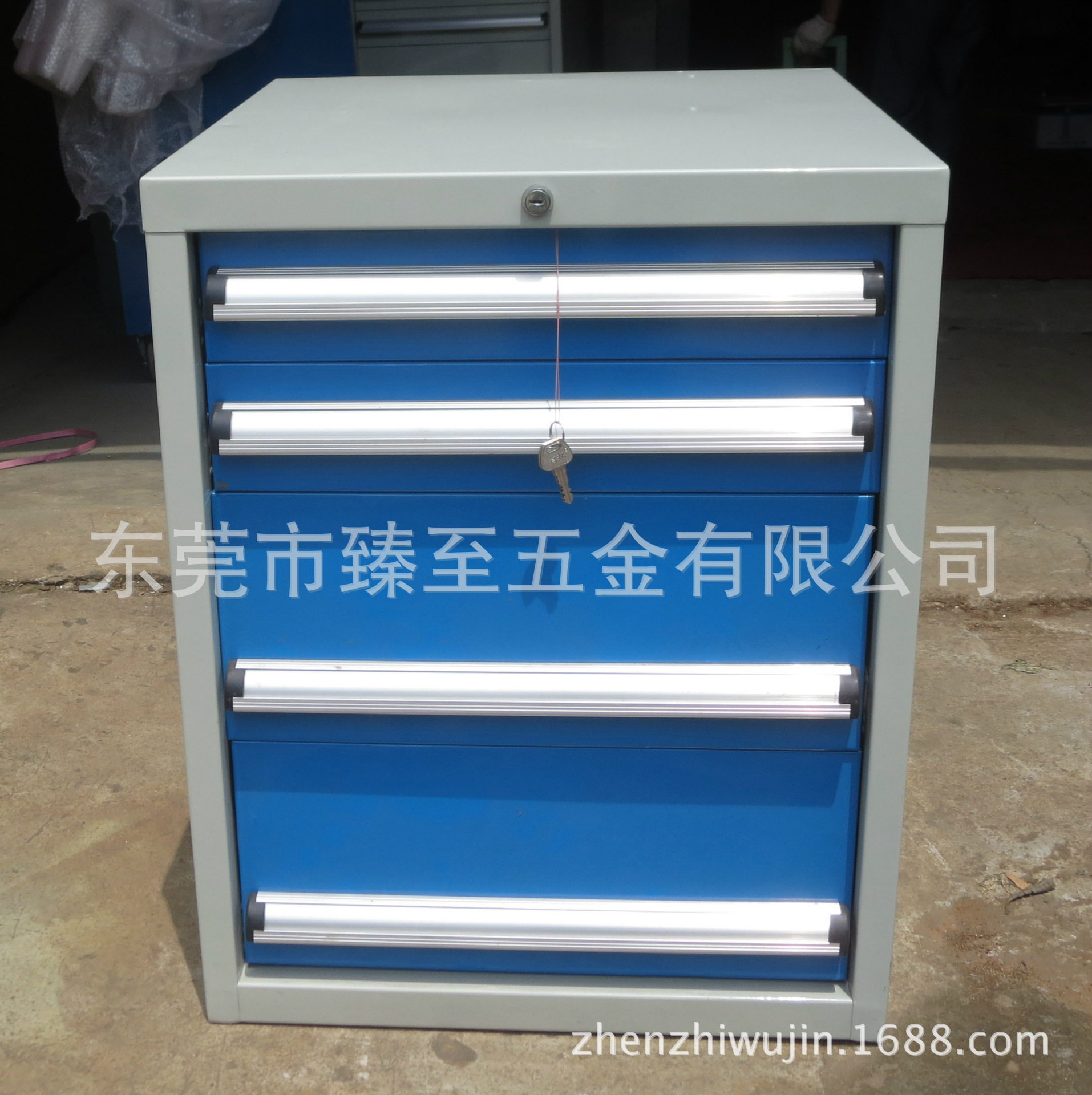 重型抽屉式工具柜带分隔片