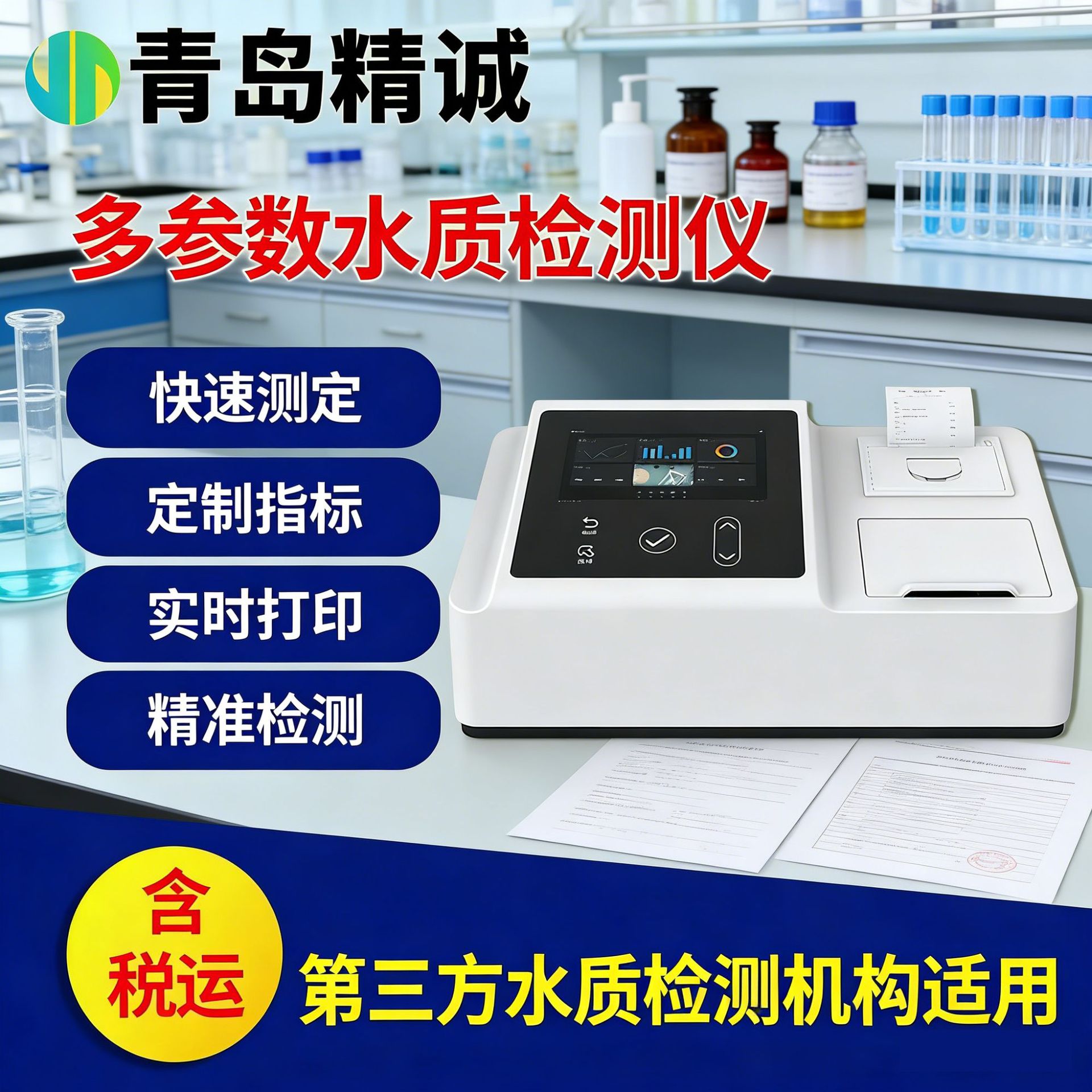 源头厂家 水质 COD 检测仪 工业污水分析仪 水产养殖氨氮总磷总氮