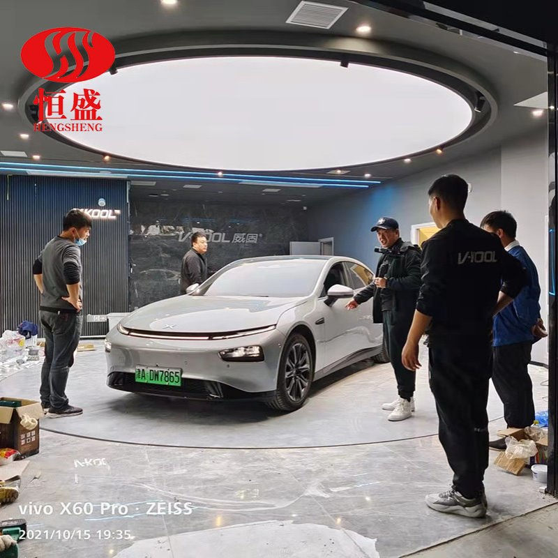 厂家现货汽车旋转台展厅旋转圆台电动升降旋转台车库掉头旋转转盘