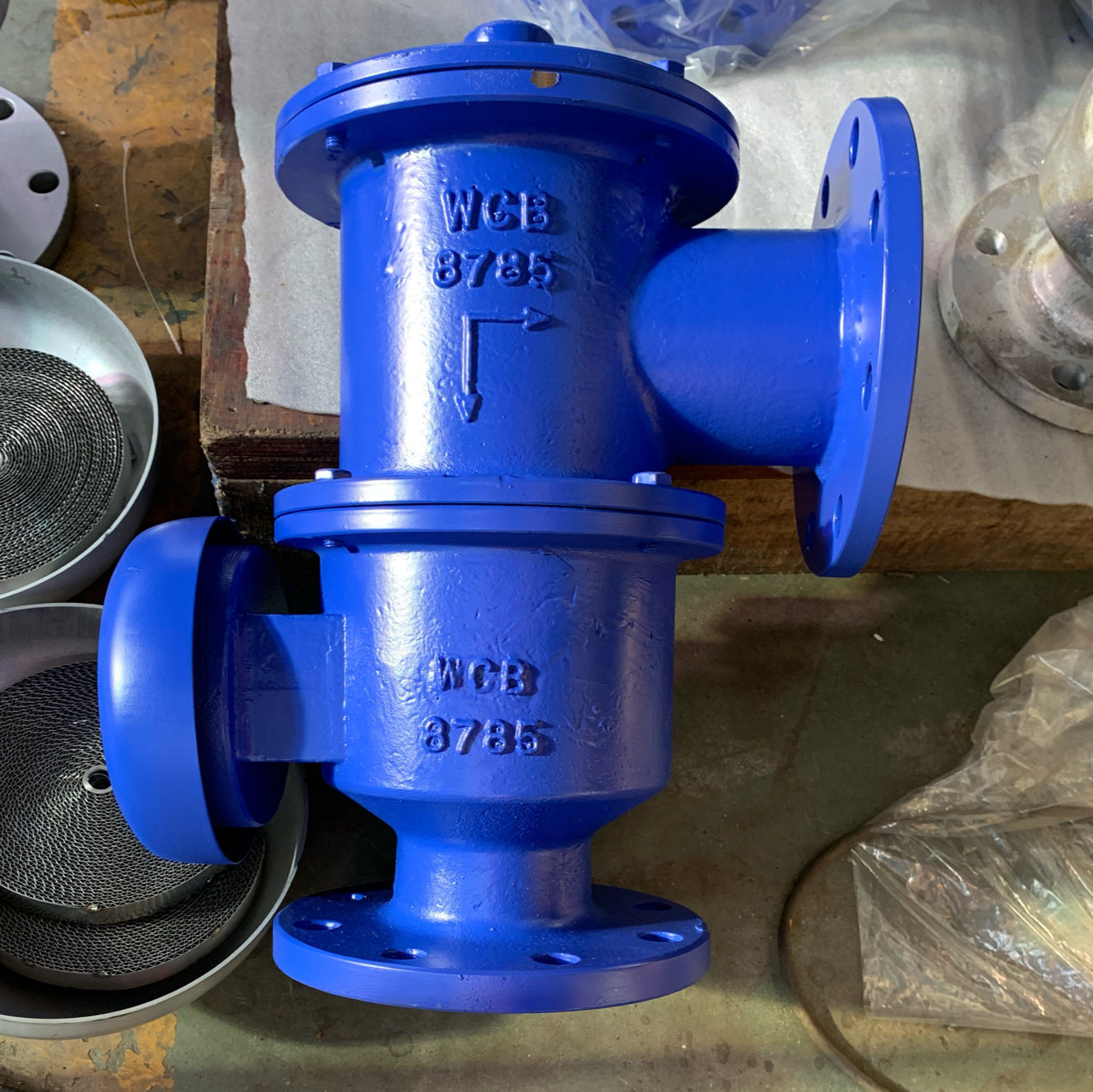 HXF-4-1.0 DN200带呼出接管阻火呼吸阀 带呼出接管阻火器图片