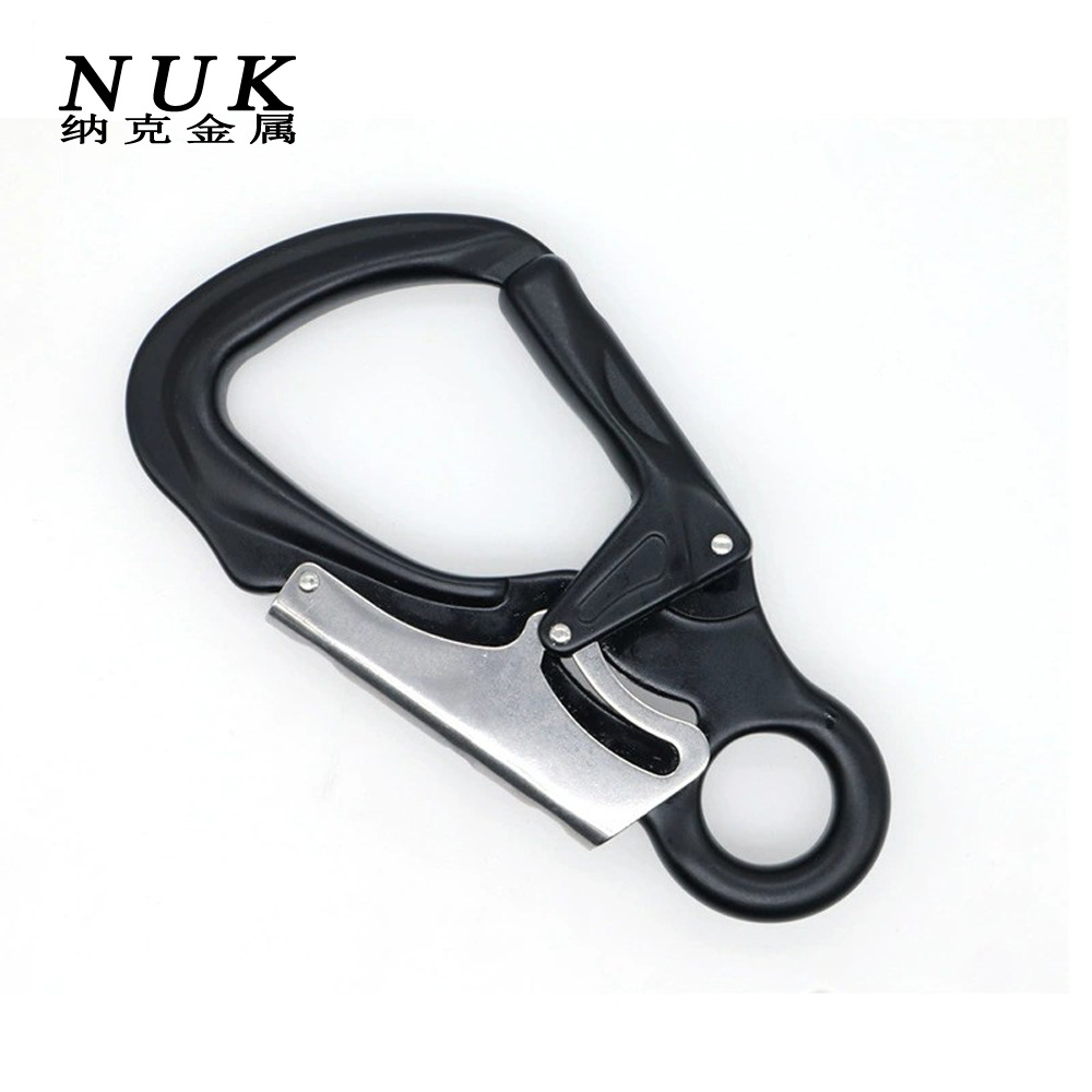 户外35KN航空铝登山扣 主锁户外攀岩固定器锁绳器 高空作业安全扣