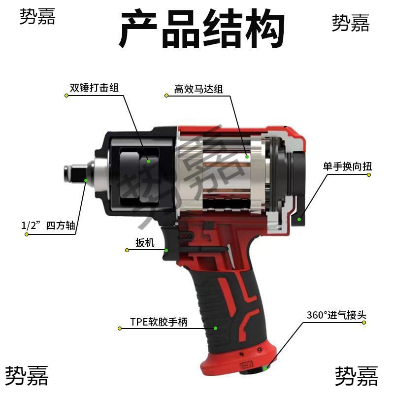 德国1/2大扭力气动风炮