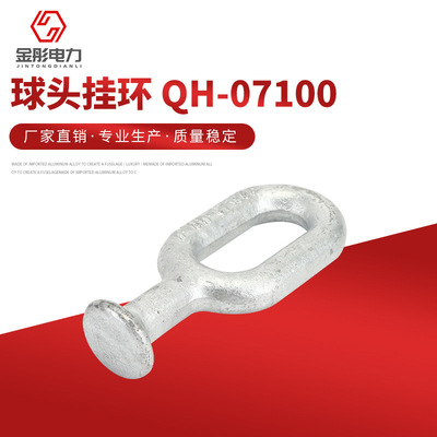 球头挂环 QH-07100(QH-7)  配电输电设备 热镀锌球头碗头挂板
