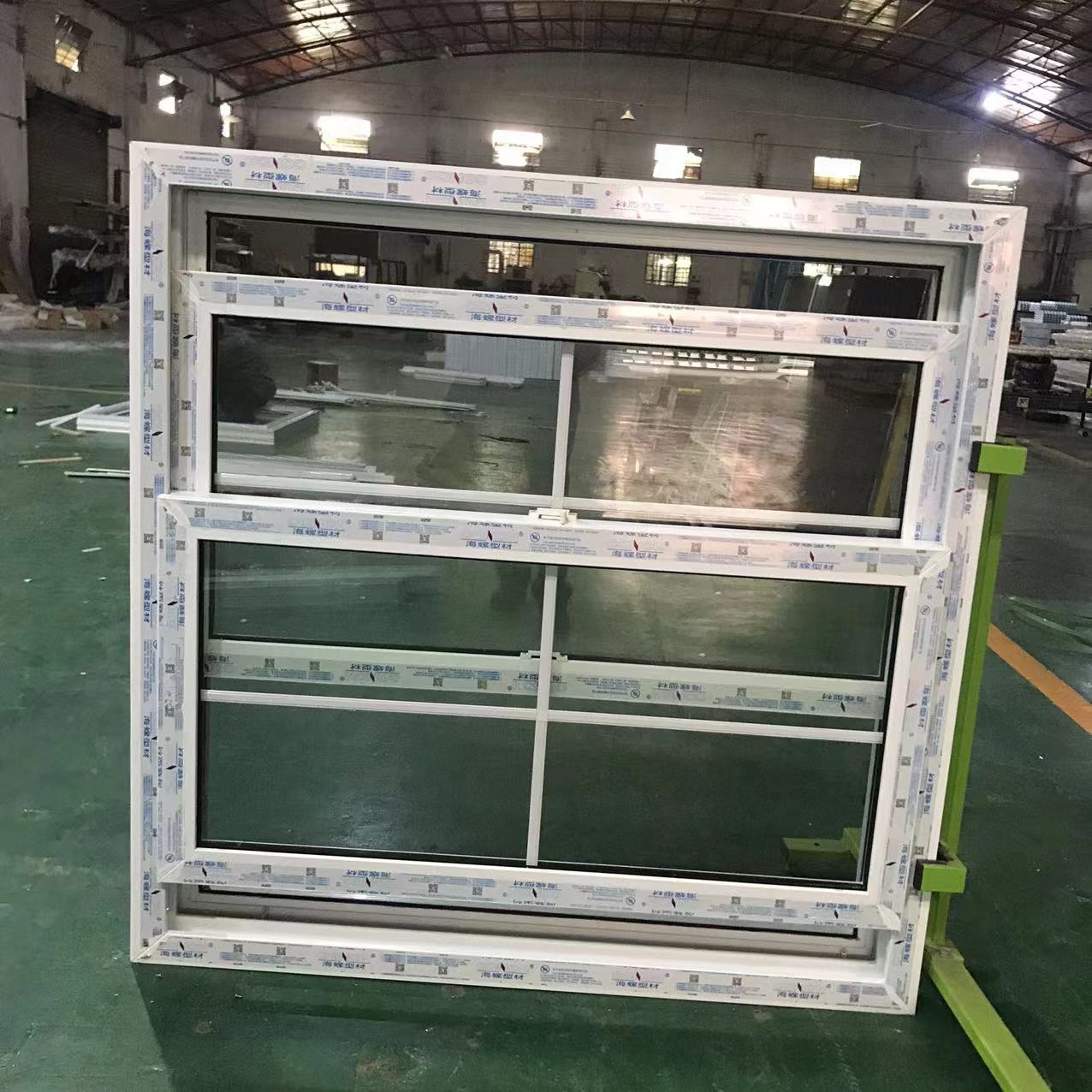 欧式PVC提拉窗带纱窗开启方便