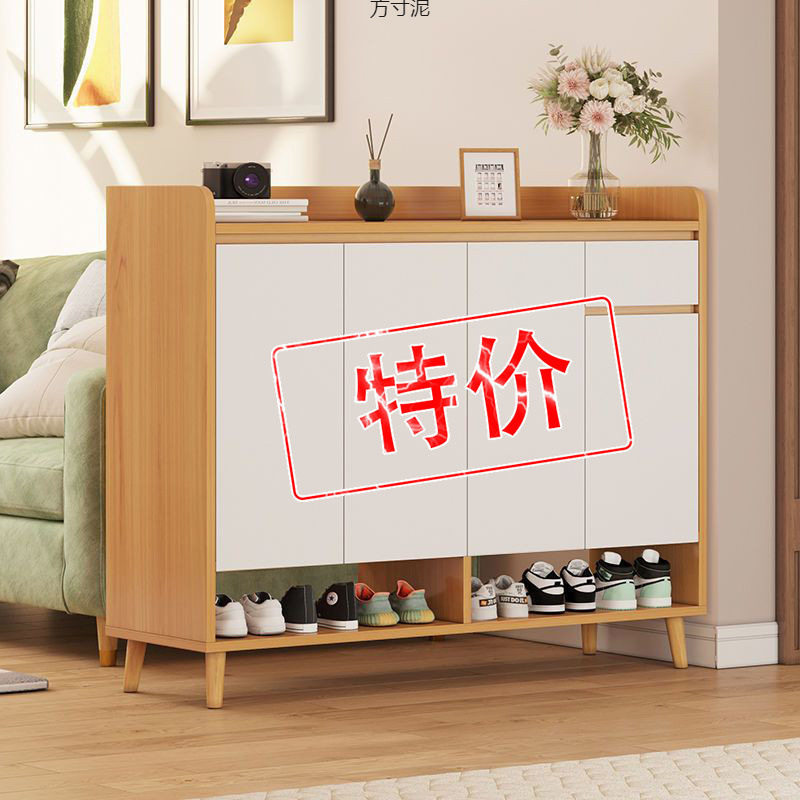 鞋柜家用门口楼道外入户一体靠墙玄关柜阳台收纳经济型小户型鞋架
