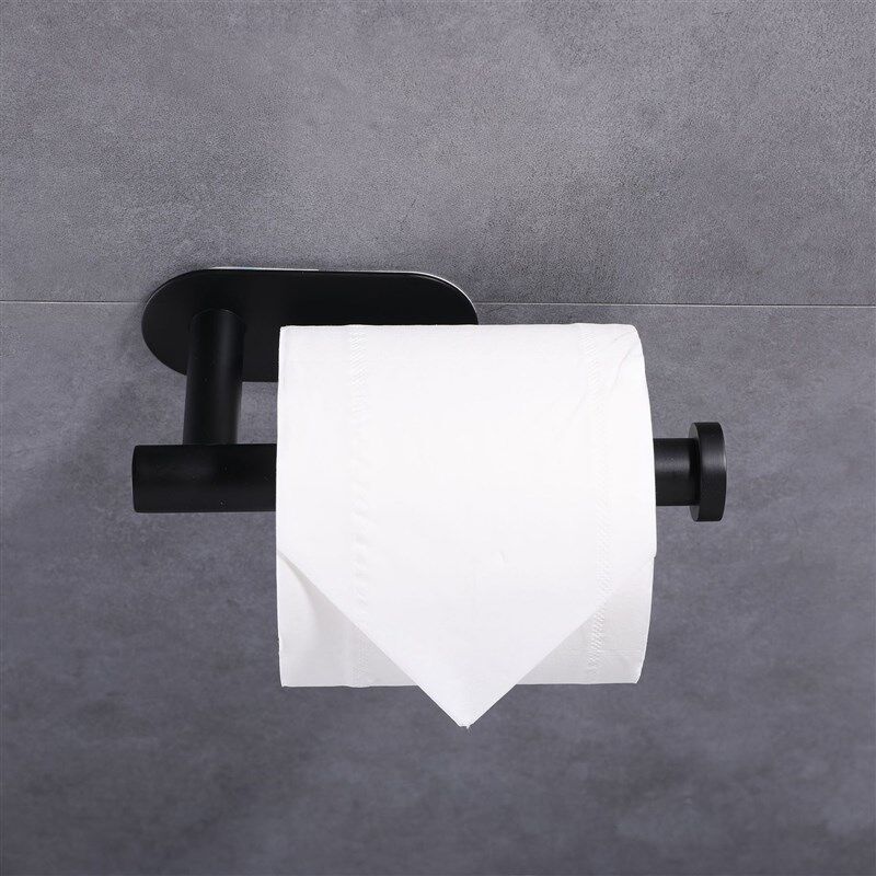 跨境304不锈钢浴室纸巾架 亚马逊卫生间免打孔卷纸架厕纸架挂件