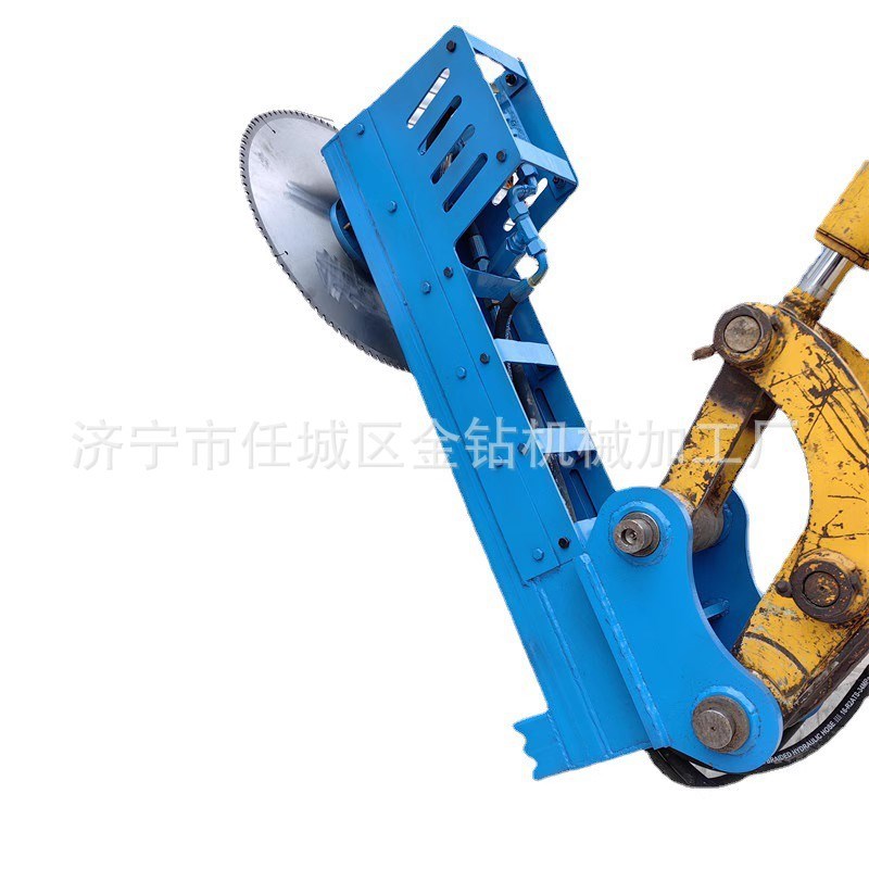 小挖机切木锯 加长沙柳锯 600锯片液压绿篱修剪切木机 厂家生产