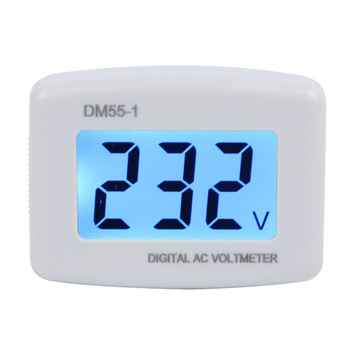供应 AC表头 插头式 DM55-1 110V-220V 数字交流液晶数显电压表