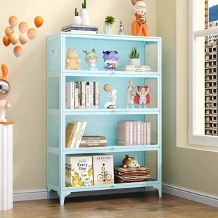 高清玻璃书柜防尘书架家用上翻门斗柜矮柜铁皮柜痛柜乐高展示柜子