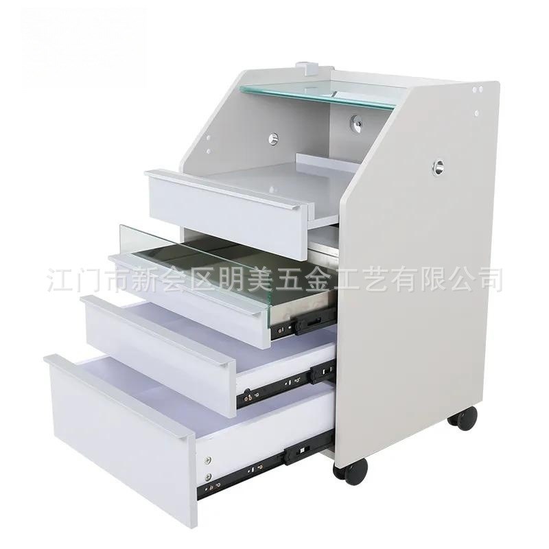 美容美甲店修脚工具车多层抽屉沐足店养生馆用带轮移动手推车