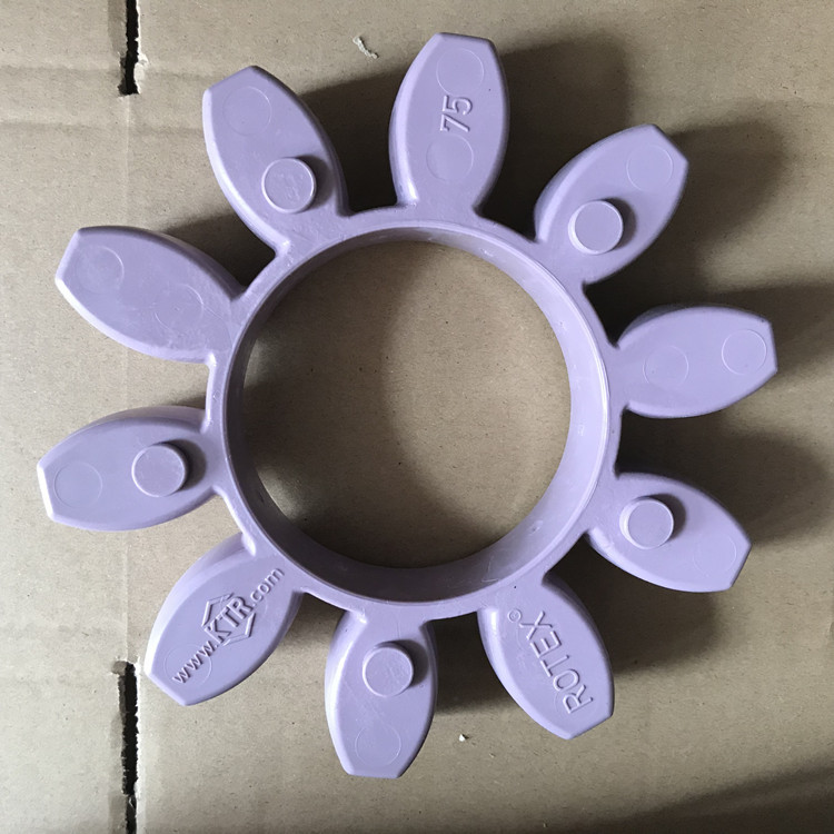 ROTEX110外径255联轴器减震缓冲垫十角弹性体10瓣梅花圈内127胶块 - 实物图