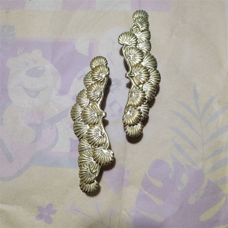 黄铜松树叶抽屉柜门橱柜衣柜酒柜床头柜鞋柜拉手纸巾盒糖果盒提手