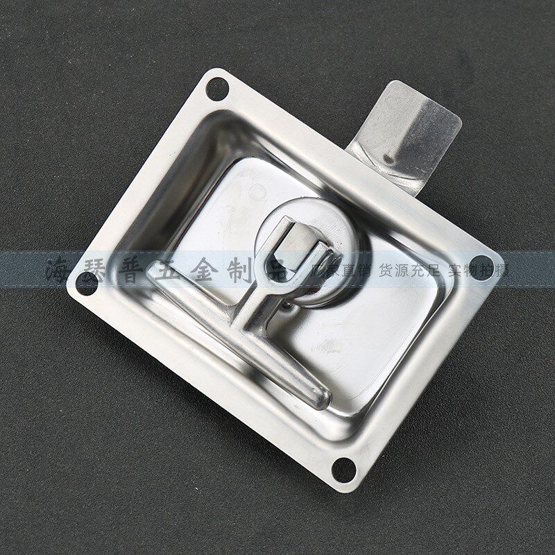 MS858-3货车柜锁304不锈钢面板锁盒锁工程车工具用锁发电机门锁