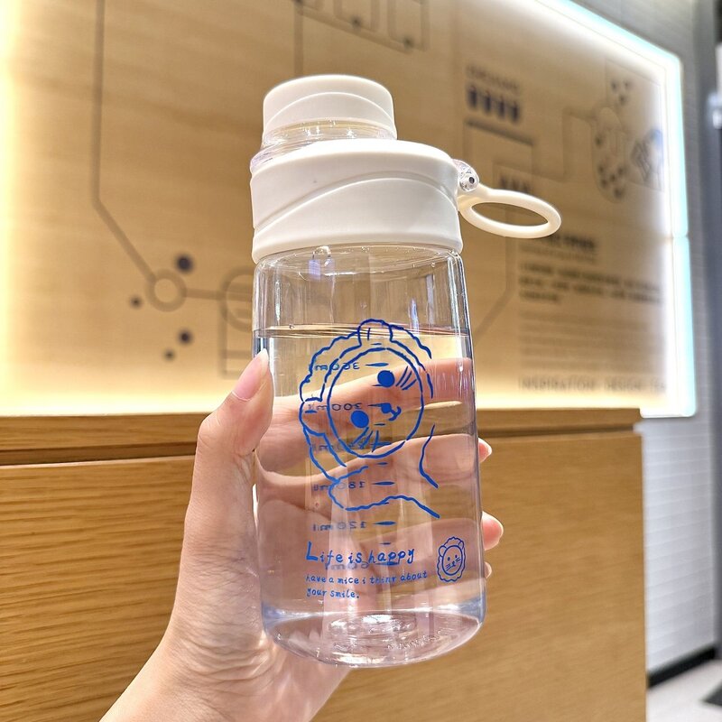 便携随手奶茶冷饮大容量ins高颜值夏季学生塑料耐高温随身水杯