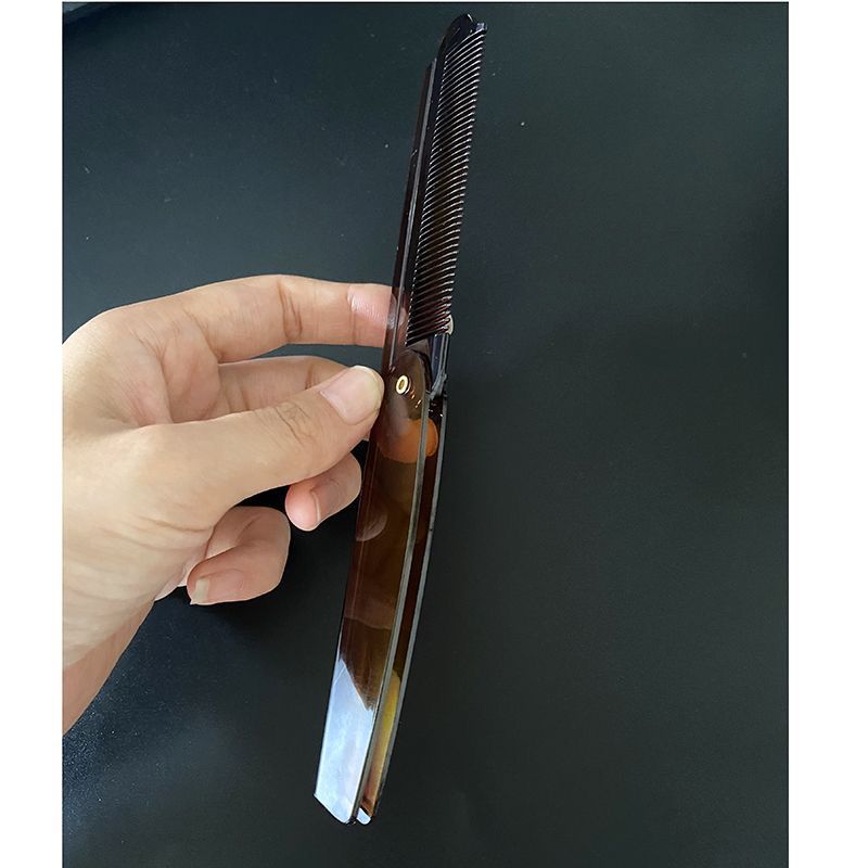 折叠款梳子随身携带男士油头专用女小号造型便携旅行迷你刘海梳子