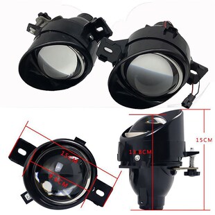Xenon LED 55W 35W pH11 6000K Super bright lens Fog Lamps Fog