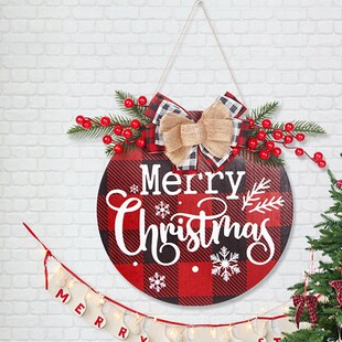 Christmdas Wooden Listing Home Wall Christmas Ornaments Chri