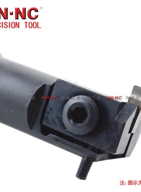 海纳内径切槽刀杆QN20-J2x00L深度可调节内孔密封槽卡簧槽内孔刀