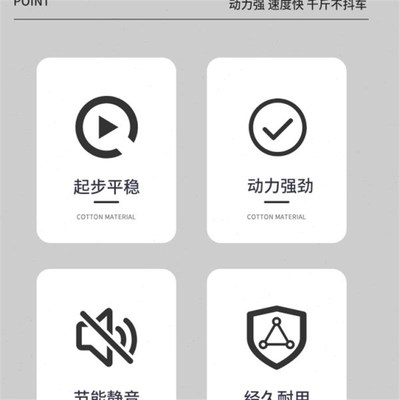 巨嵩电动三轮车电机60v2t500w永磁同步正弦波矢量四轮车高速控制