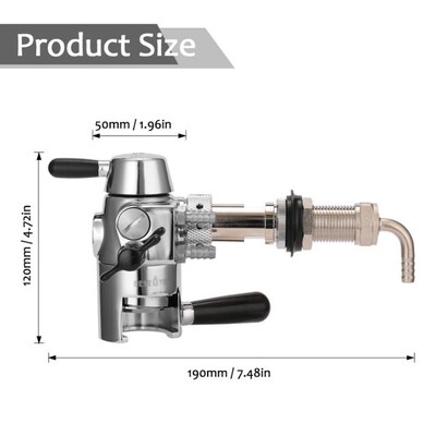 Stainless Steel Homebrew Beer Bottle Fill TaPp De-foaming Fi