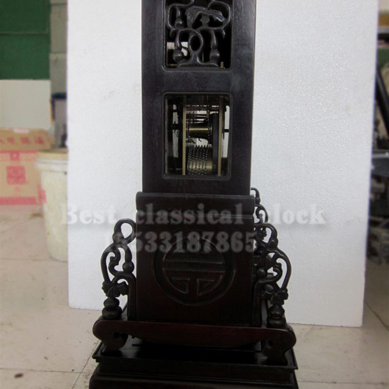 苏钟 南京钟 插屏钟 老式机械上发条古钟 古P典钟表(单铃苏钟)