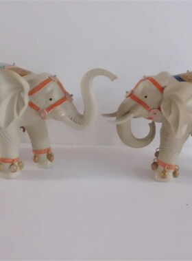 陶瓷工艺品创意摆件 石湾w公仔 家居饰品 电视酒柜摆设 大象