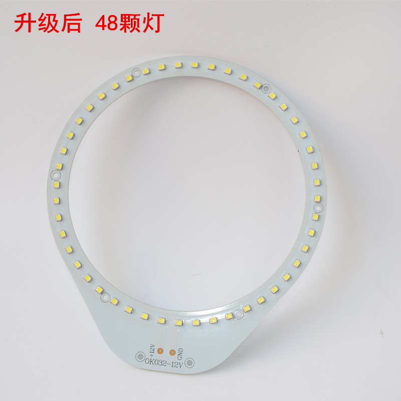 PD032AL夹台式放n大镜带led灯多功能焊接维修工作台灯10倍20倍高