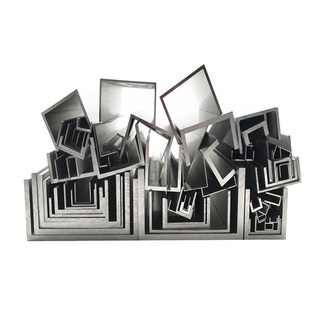 铝合金u型槽45x45x4u型铝条铝合金u型K条铝型材导轨铝合金型材槽