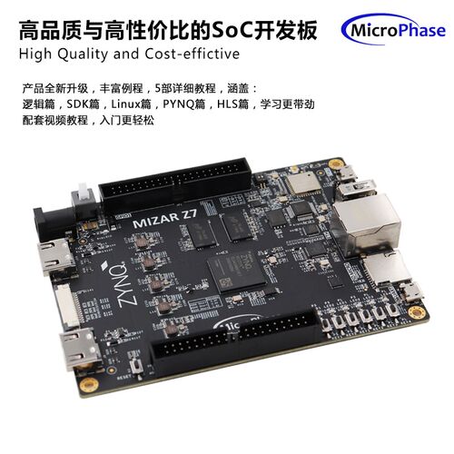 Xilinx ZYNQ FPGA开发板 7010 7020 PYNQ人工智能Python Mizar Z7