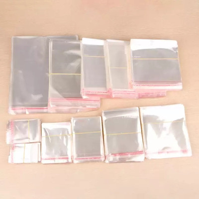 1000只  宽25CM op透明自粘袋 OP袋子 PP自黏袋 PP塑料袋子 25宽