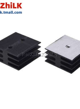 桥式整流器方桥堆KBPC3510 5010 2510 1010铝散热器片35*35*17mm