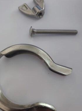 Spring Clamp 真空卡箍KF管夹抱喉箍管道接头 NWV卡钳红色手柄锁