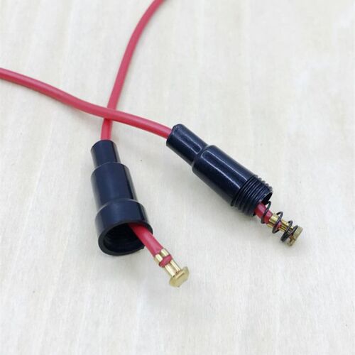 10条 保险丝管座5x20mm 保险座带线 保险丝套管接线式保险管盒
