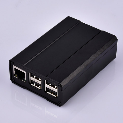 树莓派4b外壳p4铝合金外壳RaspberryPi4B散热保护盒子4代主板配件