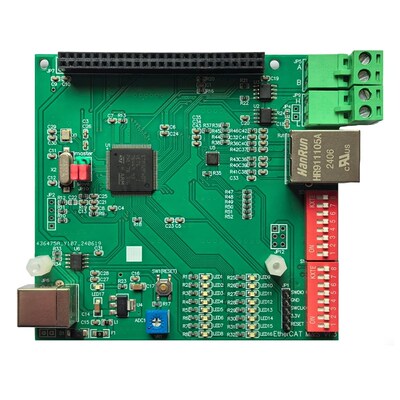 LAN9252核心板AX58100核心板EtherCAT开发板主从一体开发板学习板