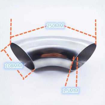 爆品厂销201不锈钢弯头51 60 63焊接90度弯头楼梯扶手接头配件品