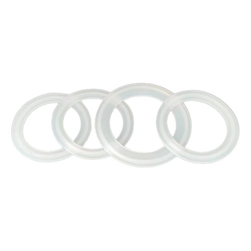 厂家直销不锈钢卡箍硅胶89卡盘106密封圈四氟垫快装接头橡胶环