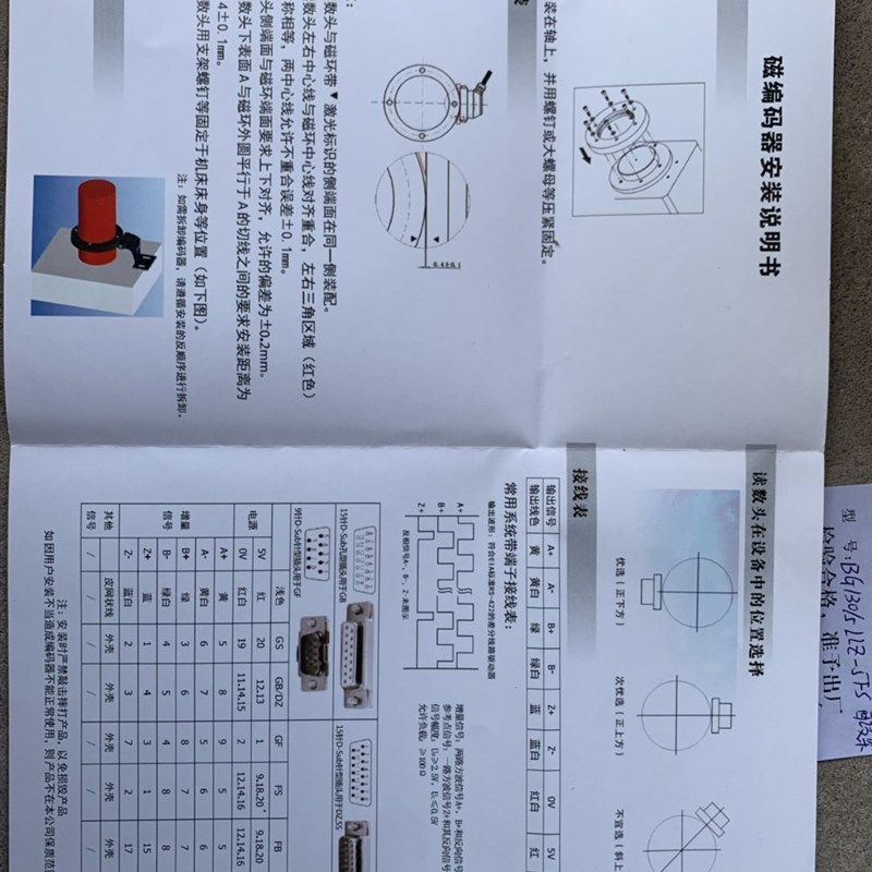 西安腾达电器沈阳机床主轴磁环编码器 读数头BG130/5LLZ-5FS(2048