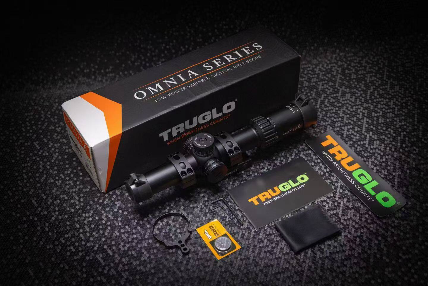 TRUGLO OMNIA61-6x24速瞄金属抗震视野速瞄高清带弹弓玩具备件