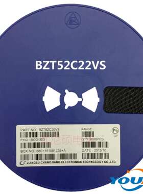 长电贴片稳压二极管BZT52C22VS22V丝印WNSOD-323质量稳定