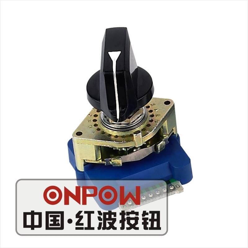 中国红波DCRS编码波段数字开关机床面板数控倍率轴选开关