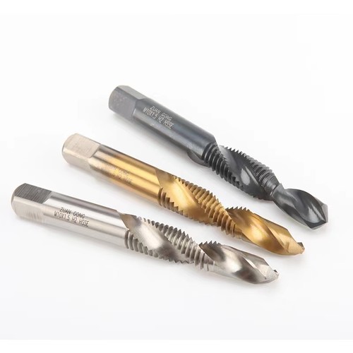 含钴M35高硬度攻丝钻头钻攻一体复合丝锥丝攻打孔三合一攻牙螺丝