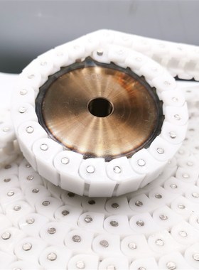 工程塑料链条35B40P60P白色黑色防静电不锈钢尼龙链条输送机配件