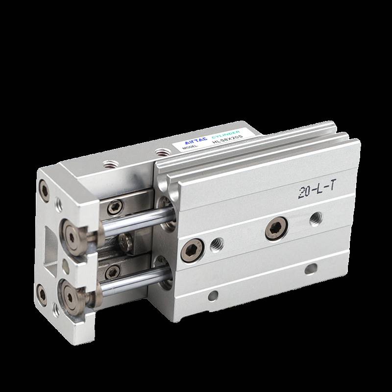 亚德客精密滑台气缸HLSL HLS6/8/12/16X10X20X30X40X50X75X100S